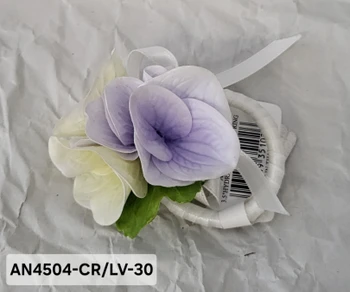 3.5 HYDRANDGEA NAPKIN RING AN4504-CR/LV-30