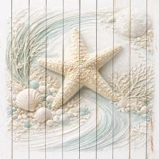 15x15 Starfish in Ocean Scene SL-1515-615-112