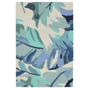 PALM LEAF BLUE 1668-03-80
