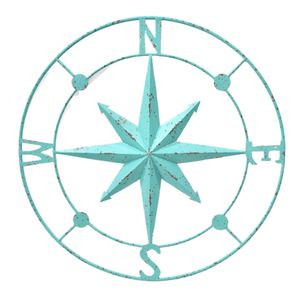 28 in Blue Compass Rose 75448-2