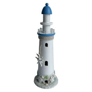 18" LIGHTHOUSE W/BLUE TOP 76466-2