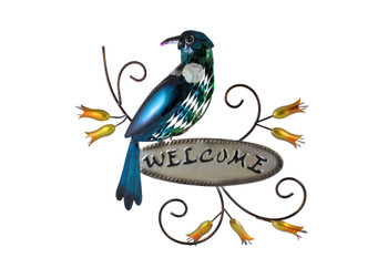 MTL PARROT WELCOME SIGN
