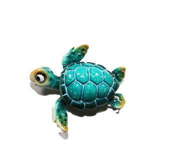 TURQ TURTLE MAGNET OC318-TRQ-53