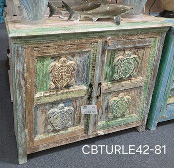 Carved Turtle Cabinet CBTURTLE42LC-81