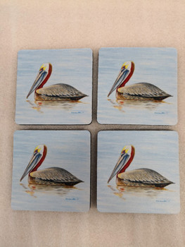 Summer Pelican Coasters - Set of 4 CT807-50