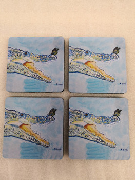 Croc and Butterfly Coasters - Set of 4 CT548-50