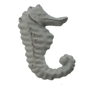 White Seahorse Drawer Pull - Set of 8 69014-2