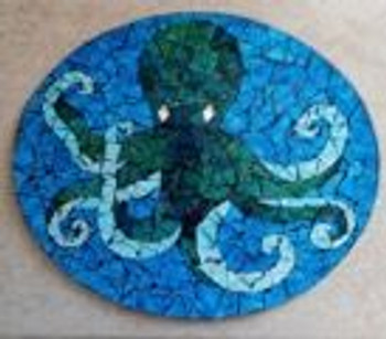 Mosaic Octopus Plq BV1020-52