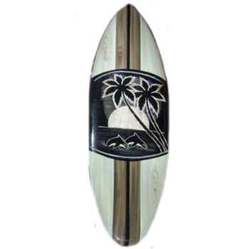 20" PALM TREE SURF BOARD 10853-2