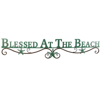 40" BLESSED AT THE BEACH SIGN 69934-2
