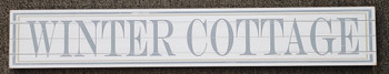 Winter Cottage Sign 30-902W