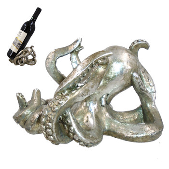 6-1/4" OCTOPUS WINE BOTTLE HOLD 70632-2