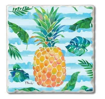 ANTIGUA PINEAPPLE COASTER 02-00802-91-Set of 4