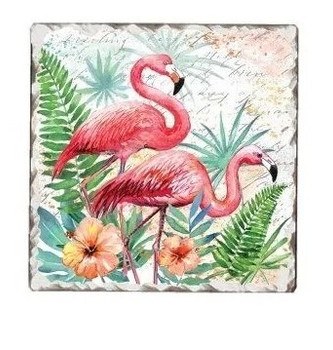 PINK PAIR COASTER 67637-91-Set of 4