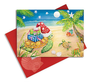 Turtle Xmas Card 27-099-116 (Box of 16)