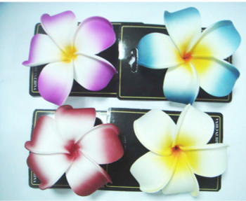 COLOR FLOWER HAIR CLIP BO5487-52  each