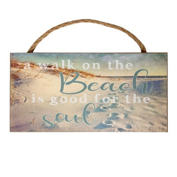 Walk On Beach Sign W-8934-105