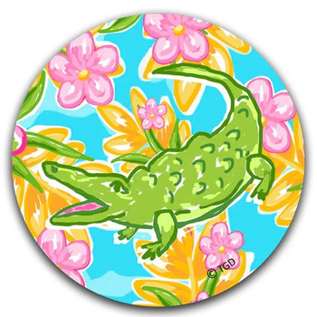 Preppy Alligator Car Coaster TG216-122