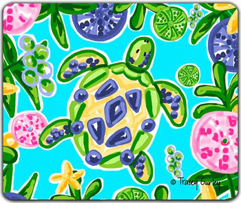 Blue & Yellow Turtle Mouse Pad TG7-101-122