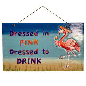 DRESS TO DRINK PLAQUE 24321-2