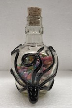 BLACK OCTOPUS BOTTLE I-1805-37