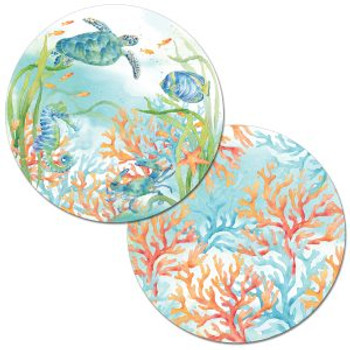 Rnd Placemat-Sea Life Serenade 173-00003-91