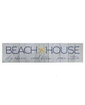 BEACH HOUSE WITH STARFISH SIGN BV1239-52 BEACH HOUSE WITH STARFISH SIGN BV1239-52
