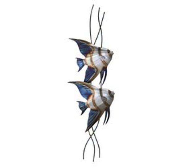 ANGELFISH PAIR BLUE VERTICLE RIGHT  CO148RB-10