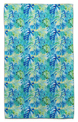 Blue Tropical Ferns Eco-Friendly Towel CJ13-151-