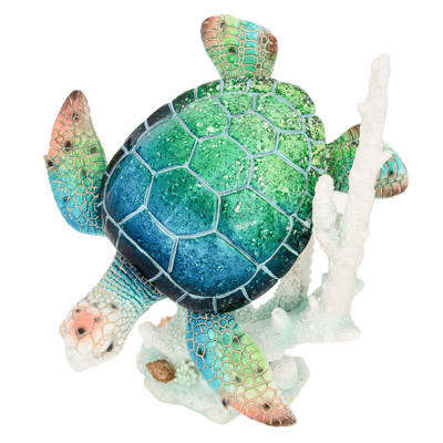 TURTLE ON CORAL WW-148-105