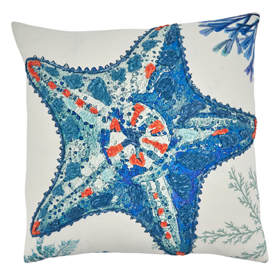 STARFISH PILLOW 676-M20SP-23
