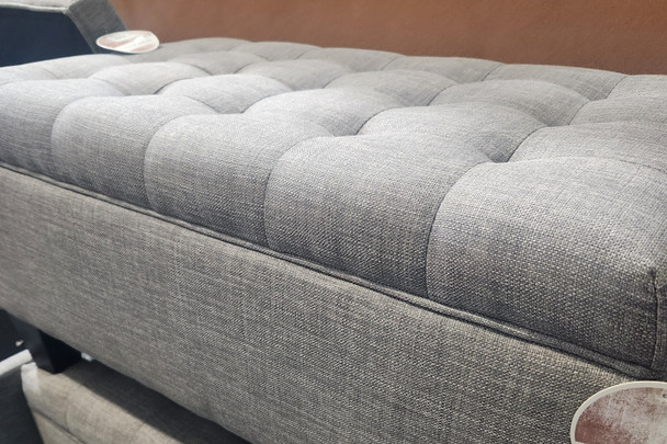 DARK GRAY STORAGE BENCH MD SF026-GRY-MD-55