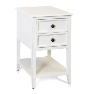 EGG SHELL 2 Drawer Side Table VSF25889-55