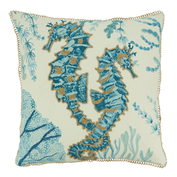 SEA HORSE PILLOW 7124-A20SP-23