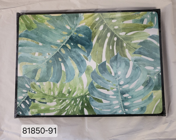 TROP GREEN HARD PLACEMATS 4 SET 81850-91