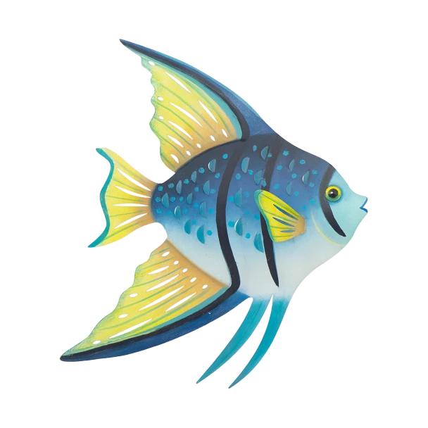 PAINTED ANGEL FISH RIGHT CA078R-10