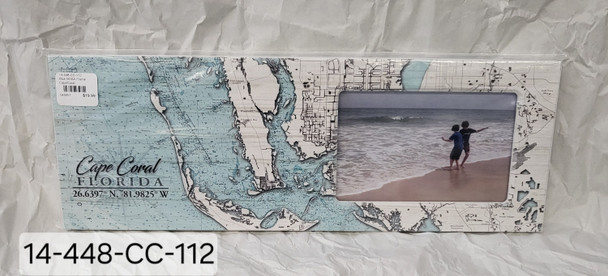 Blue NOAA Frame CapeCoral 14-448-CC-112