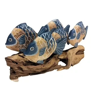 SCHOOL FISH ON DRIFTWOOD 24371-2