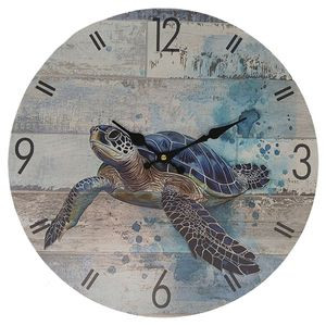 16" SEA TURTLE CLOCK 76174-2