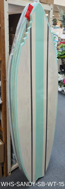 Wall Hanging Sufrboard Sandy W/Sharkbiye WHS-SANDY-SB-WT-15