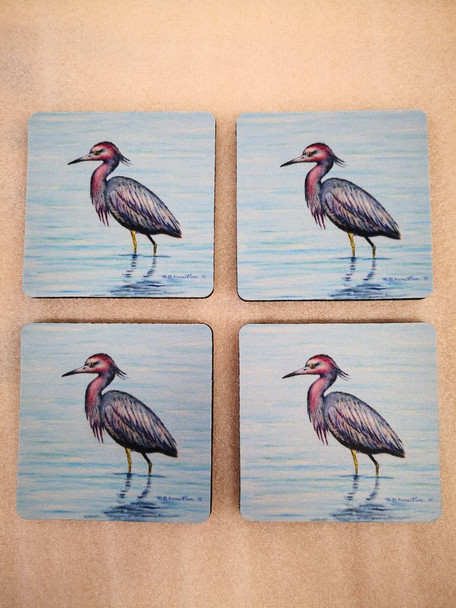 Little Blue Heron Coasters - Set of 4 CT492-50