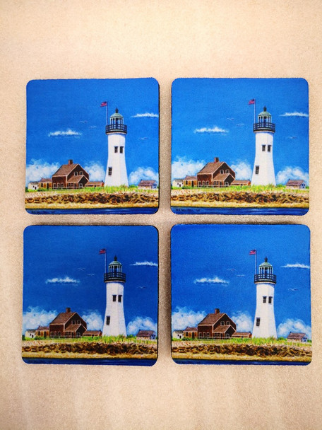 Scituate Lighthouse Coasters - Set of 4 CT743-50