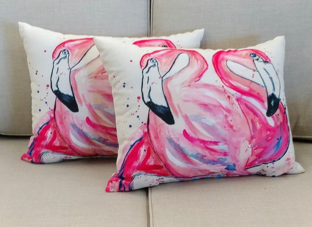 Betsy's Flamingo Pillow - Set of 2 NC636-50