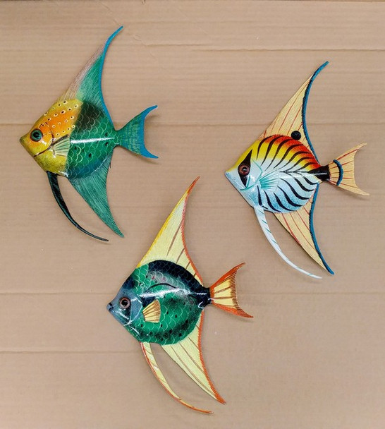 8"Angel Fish Wall Plaque - 8angw-65   each