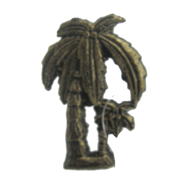 Gold Palm Tree Drawer Pull - Set of 8 69018-2