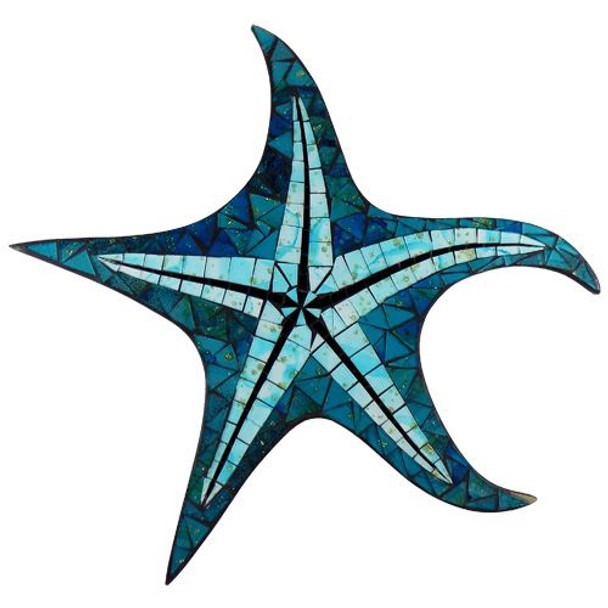 Mosaic Starfish Plq BV639-52