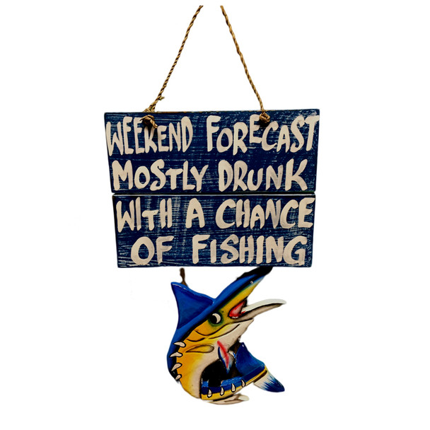 15-3/4" WEEKEND FORECAST PLAQUE 24216-2