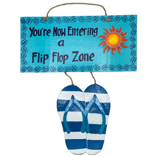 WD FLIPFLOP ZONE SIGN  BV1112-52