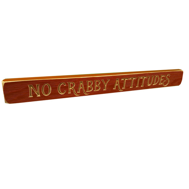 18" USA NO CRABBY ATTITUDES SIG 10523