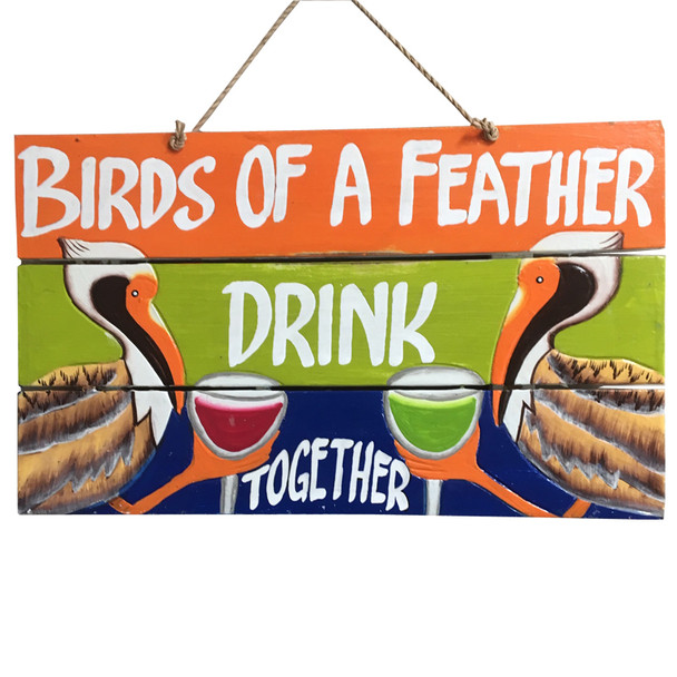16" BIRDS OF A FEATHER WALL PLA 10731
